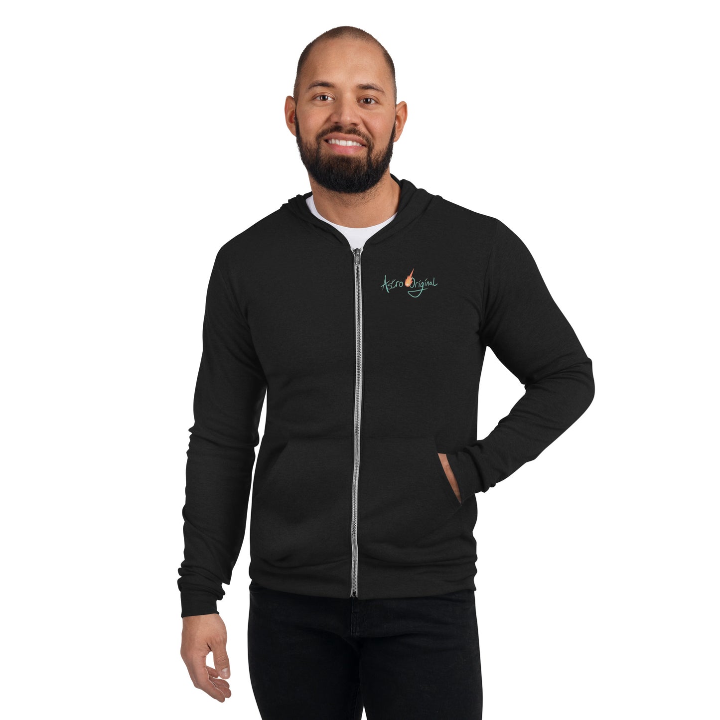 Leap Unisex Zip Hoodie