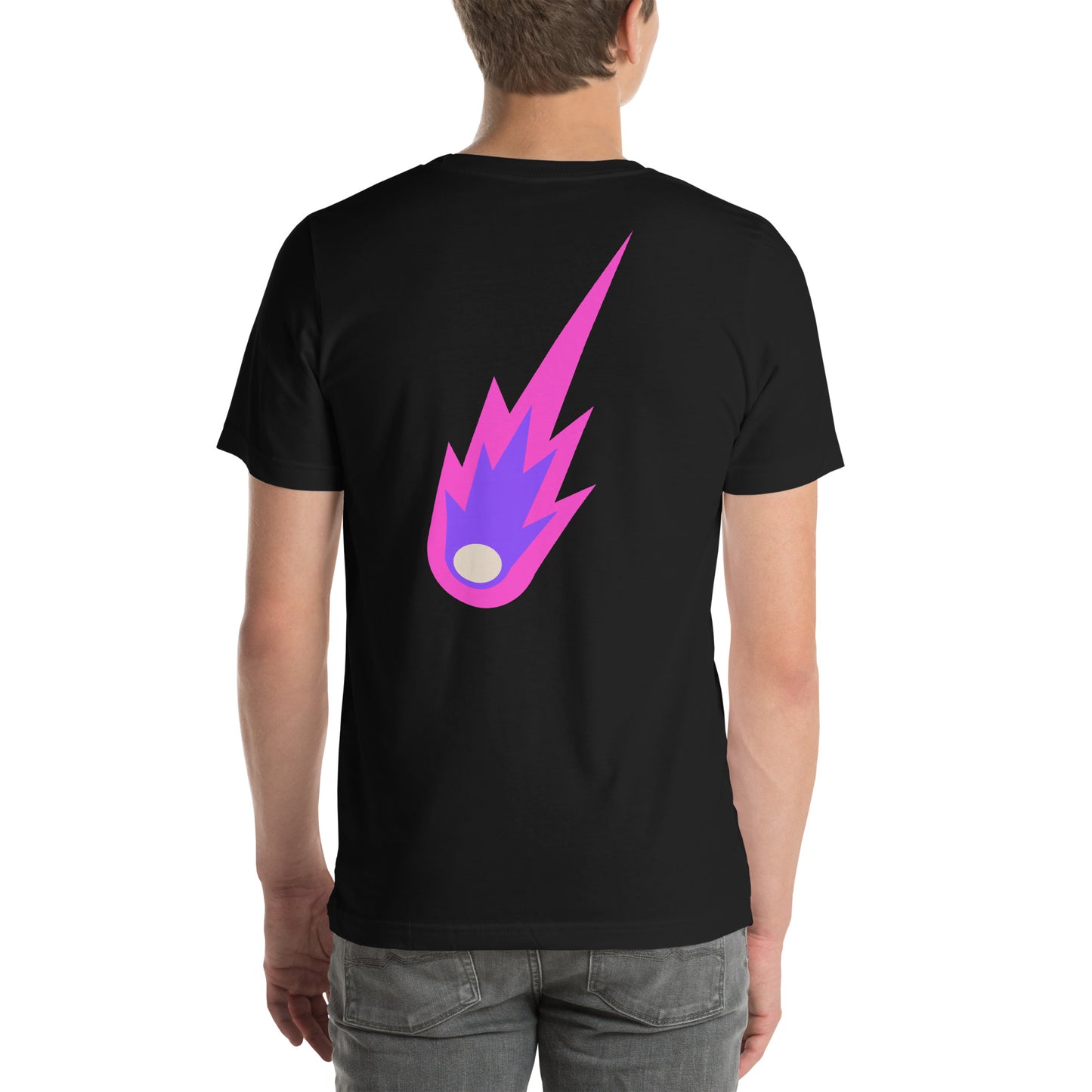 Camiseta unisex Meteoro Púrpura