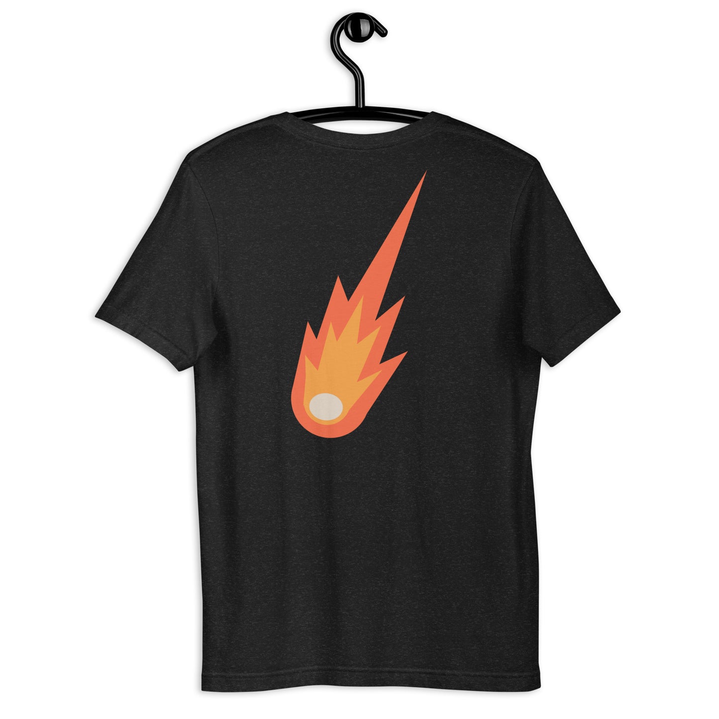 Camiseta unisex Meteoro naranja