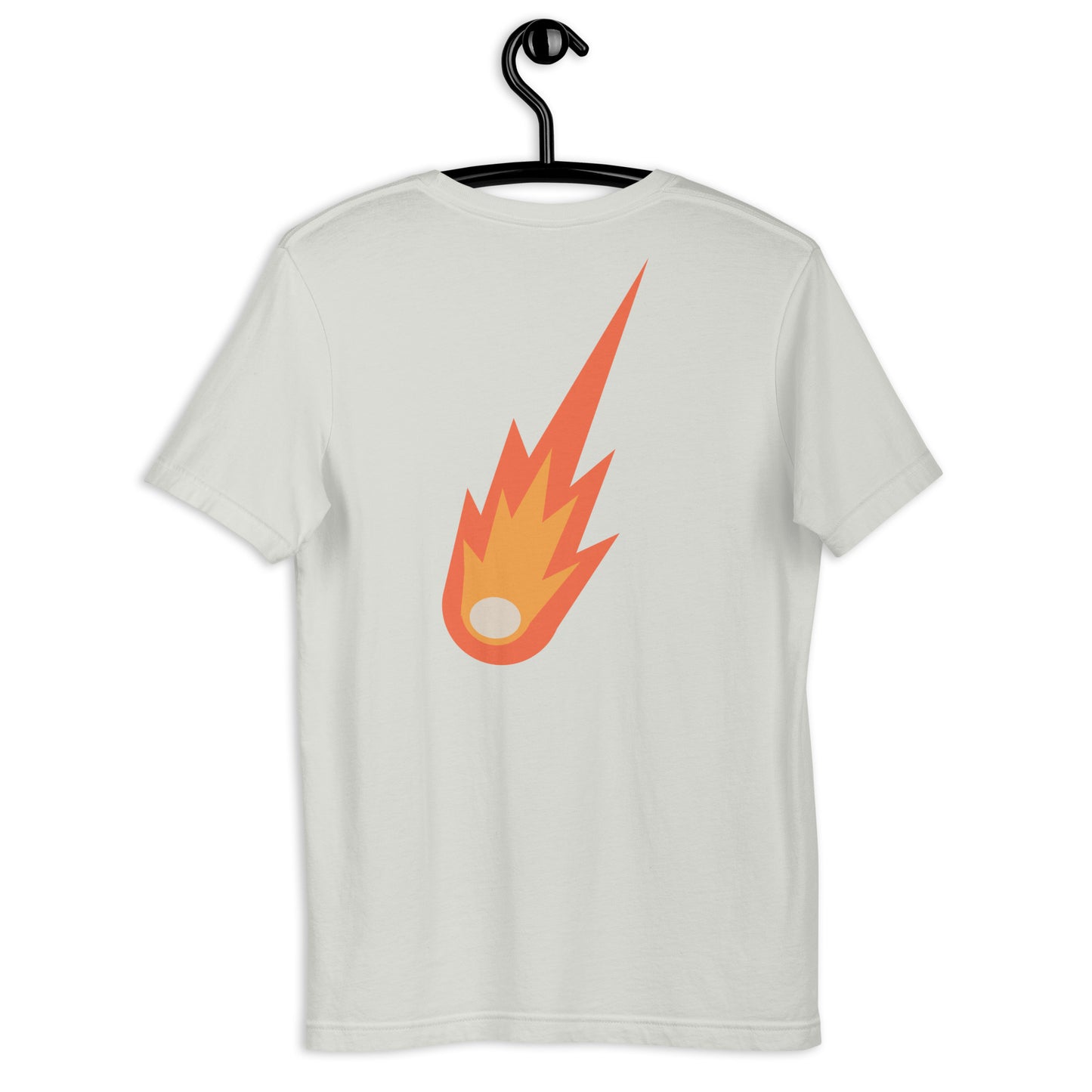 Camiseta unisex Meteoro naranja